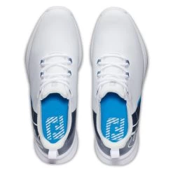FootJoy FJ FUEL SPORT WHITE/NAVY/BLUE Golf Shoes -golf footjoy fj fuel sport white navy blue golf shoes p12590 27424 image