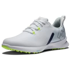 Footjoy FJ FUEL SPORT WHITE/NAVY/GREEN Golf Shoes -golf footjoy fj fuel sport white navy green golf shoes p12591 27427 image