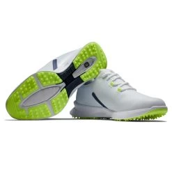 Footjoy FJ FUEL SPORT WHITE/NAVY/GREEN Golf Shoes -golf footjoy fj fuel sport white navy green golf shoes p12591 27430 image