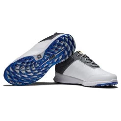Footjoy FJ STRATOS WHITE/CHARCOAL/BLUE JAY Golf Shoes -golf footjoy fj stratos white charcoal blue jay golf shoes p12586 27405 image