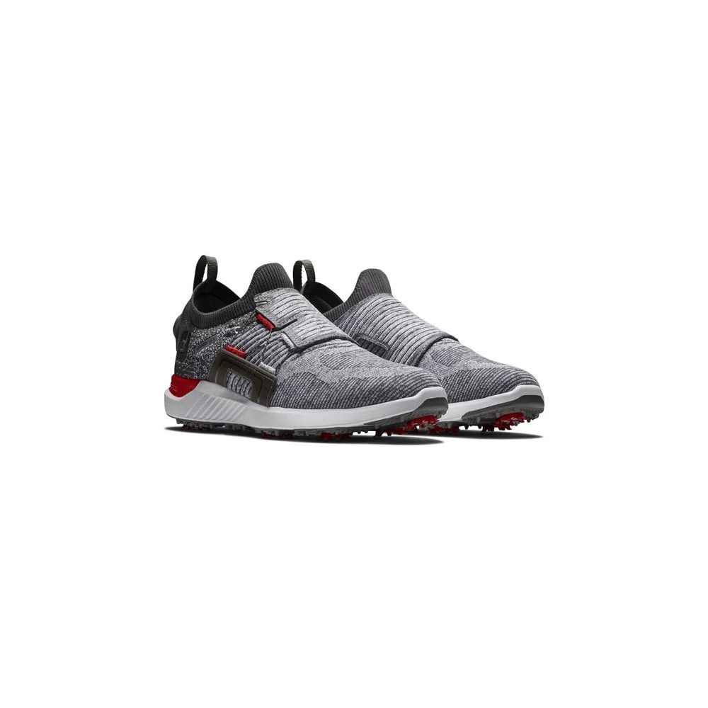 FootJoy HYPERFLEX Golf Shoes Mens BOA - Grey/Black/Red 3 FootJoy HYPERFLEX Golf Shoes Mens BOA - Grey/Black/Red
