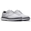 Footjoy Mens FJ TRADITIONS SPIKELESS WHITE/WHITE/NAVY Golf Shoes