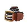 FootJoy Striped Belt  Black/Charcoal/White -golf footjoy striped belt black charcoal white p13389 30430 image