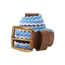FootJoy Striped Belt True Blue/Navy/ White