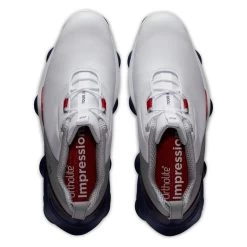Footjoy TOUR ALPHA WHITE/NAVY/GREY Golf Shoes -golf footjoy tour alpha white navy grey golf shoes p12581 27379 image