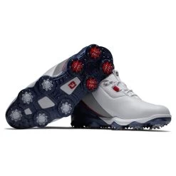 Footjoy TOUR ALPHA WHITE/NAVY/GREY Golf Shoes -golf footjoy tour alpha white navy grey golf shoes p12581 27380 image