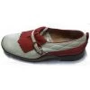 Italian Leather Golf Shoe Cattolic - Red/White -golf gamola golf italian leather golf shoe cattolic red white p11128 23398 image