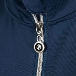 LADIES ESSENTIAL TOP LAYER NAVY -golf island green ladies essential top layer navy p14068 32497 image