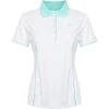 Ladies Polo Shirt Blue/Turquoise