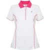 Ladies Polo Shirt Honey Suckle/White -golf island green ladies polo shirt honey suckle white p6624 12768 image