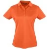 Ladies Polo Shirt Tiger Lilly Orange -golf island green ladies polo shirt tiger lilly orange p6629 12782 image