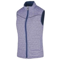 LADIES REVERSIBLE PADDED GILET PLUM 7 LADIES REVERSIBLE PADDED GILET PLUM -golf island green ladies reversible padded gilet plum p12228 26401 image
