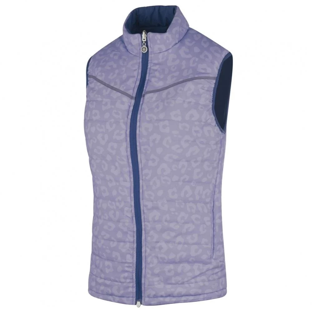 LADIES REVERSIBLE PADDED GILET PLUM 5 LADIES REVERSIBLE PADDED GILET PLUM - Image 3