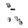 EZEGLIDE CRUISER 3 WHEEL GOLF TROLLEY - WHITE -golf js international ezeglide cruiser 3 wheel golf trolley white p10841 22966 image