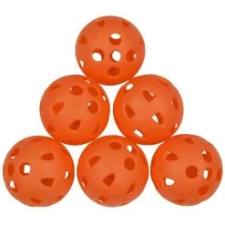 Masters Airflow XP Practice Balls Orange Pack 6