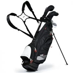 Masters GX1 Mens RH Steel Clubpack S/Bag - Black/Grey