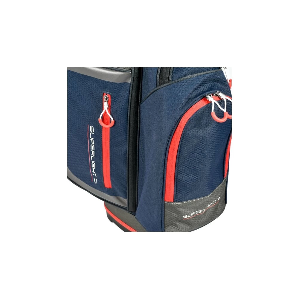 Masters Superlight 7 Cart Golf Bag - Navy/Red 7 Masters Superlight 7 Cart Golf Bag - Navy/Red - Image 5