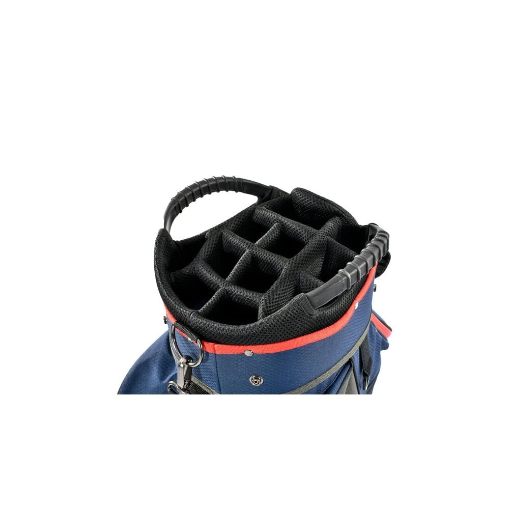 Masters Superlight 9 Cart Golf Bag - Black/Red 4 Masters Superlight 9 Cart Golf Bag - Black/Red - Image 2