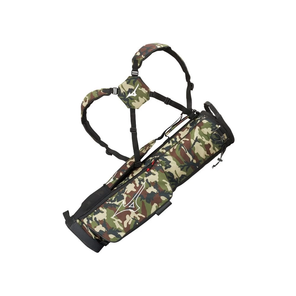 Mizuno Scratch Carry Bag 22 - Woodland Camo/Black 3 Mizuno Scratch Carry Bag 22 - Woodland Camo/Black