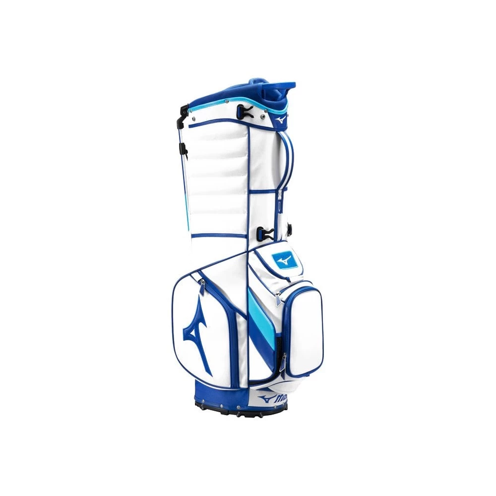 Mizuno Tour Stand Bag 22 - White/Blue 4 Mizuno Tour Stand Bag 22 - White/Blue - Image 2