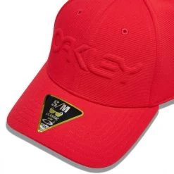 Oakley 6 PANEL STRETCH HAT EMBOSSED - Red Line