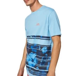Oakley ALOHA HAWAII SHORT SLEEVE TEE T-SHIRT - FATHOM -golf oakley aloha hawaii short sleeve tee t shirt fathom p7964 15998 image