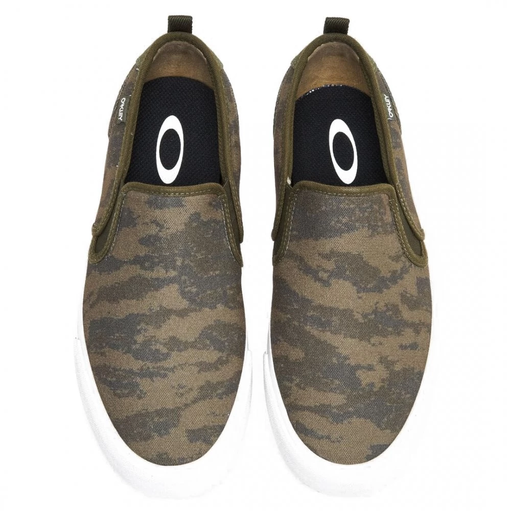 Oakley B1B CLASSIC SLIP On Shoes - GREEN BRUSH CAMO 5 Oakley B1B CLASSIC SLIP On Shoes - GREEN BRUSH CAMO - Image 3