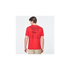 Oakley Back Ad Heitage Tee - Red