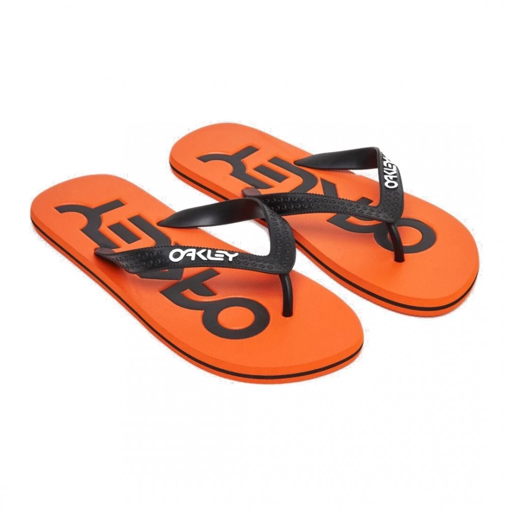 Oakley College Flip Flop Neon Orange 3 Oakley College Flip Flop Neon Orange