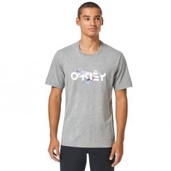 Oakley RETRO FROG B1B TEE - NEW GRANITE Heather