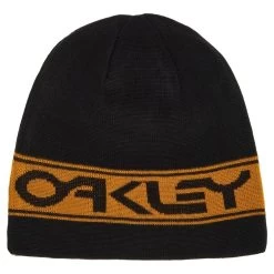 Oakley TNP REVERSIBLE BEANIE BLACKOUT/AMBER YELLOW - U