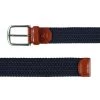 ORIGINAL SOLID WEB BELT NAVY -golf original penguin solid web belt navy p11488 24648 image