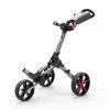 PowaKaddy 2023 MICRA Push Cart Gun Metal With Red Trim -golf powakaddy 2023 micra push cart gun metal with red trim p9717 20923 image