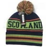 Pukka Scotland Pom Pom Beanie Hat - Blue/Lime/Orange -golf pukka scotland pom pom beanie hat blue lime orange p11044 23252 image