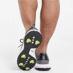 Puma FUSION FX Tech Golf Shoes Black/Silver/QUIET SHADE -golf puma fusion fx tech golf shoes black silver quiet shade p12912 28603 image