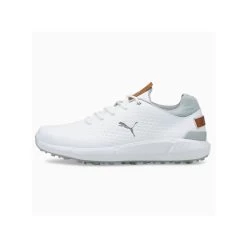 Puma IGNITE ARTICULATE Leather Golf Shoes White/Silver