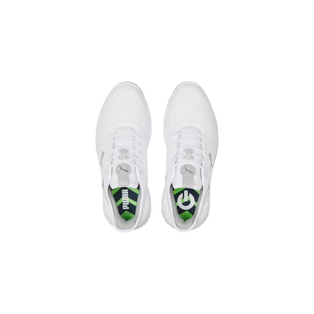 Puma Ignite Elevate Golf Shoes - White/Silver 5 Puma Ignite Elevate Golf Shoes - White/Silver - Image 3