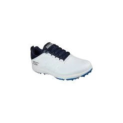 Skechers Mens PRO 4 LEGACY Golf Shoes - WHITE/NAVY