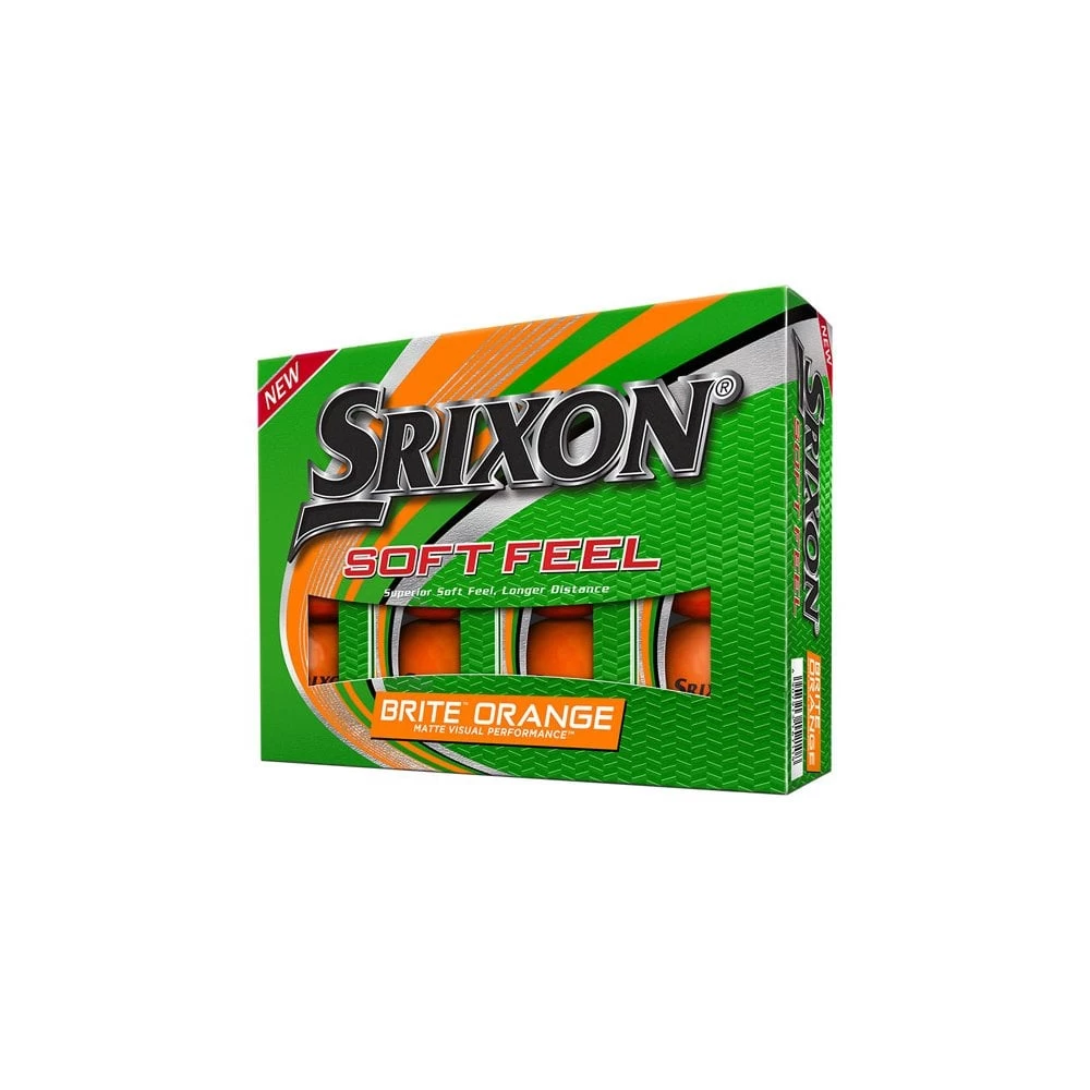 Srixon SOFT FEEL (12) Golf Balls BRITE ORANGE 3 Srixon SOFT FEEL (12) Golf Balls BRITE ORANGE