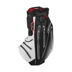 Sun Mountain H2NO Elite Cart Golf Bag Blk-Wht-Red-Silver