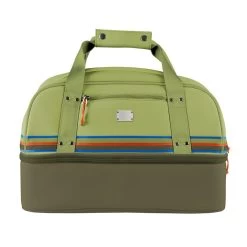 Sun Mountain Sonnenalp Mid Stripe Boston Bag Loden-Moss-Inferno