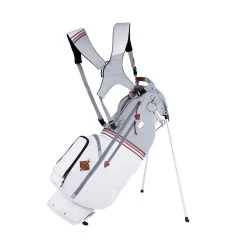 Sun Mountain Sonnenalp Mid Stripe Stand Bag White-Cadet-Brick