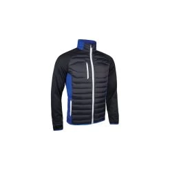 Zermatt Padded Jacket - Black/Electric Blue
