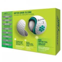 TaylorMade 2022 Soft Response White Golf Balls Dz -golf taylormade 2022 soft response white golf balls dz p8587 17389 image