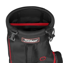 Titleist Carry Golf Bag - Black/Black/Red -golf titleist carry golf bag black black red p12796 28169 image