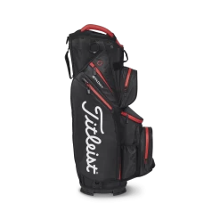 Titleist Cart 14 StaDry Golf Bag Black/Black/Red -golf titleist cart 14 stadry golf bag black black red p12791 28148 image
