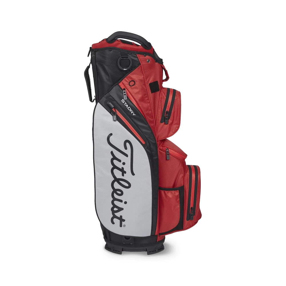 Titleist Cart 14 StaDry Golf Bag Red/Gray/Black 5 Titleist Cart 14 StaDry Golf Bag Red/Gray/Black - Image 3