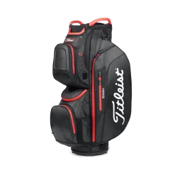 Titleist CART 15 STADRY Black/Black/RED Golf Bag