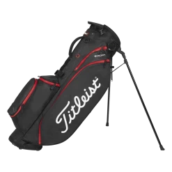 Titleist Players 4 StaDry Golf Bag Black/Black/Red
