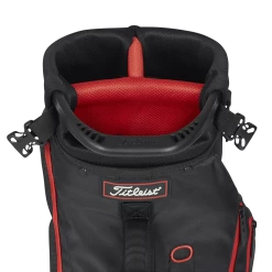 Titleist Premium Carry Golf Bag Black/Black/Red -golf titleist premium carry golf bag black black red p12800 28184 image
